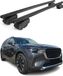 Omac Aluminium Dachtdragers voor Mazda CX-90 2024-2026 – City Crash – ISO/PAS 11154:2006 – Antidiefstal Inbegrepen – Maximaal Laadvermogen 75 kg – 2 Staven Zwart