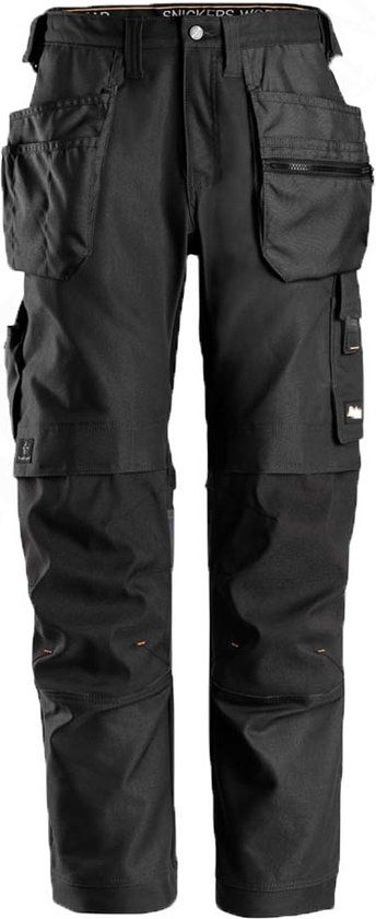 Snickers 6224 Canvas Werkbroek - Zwart - Maat 56