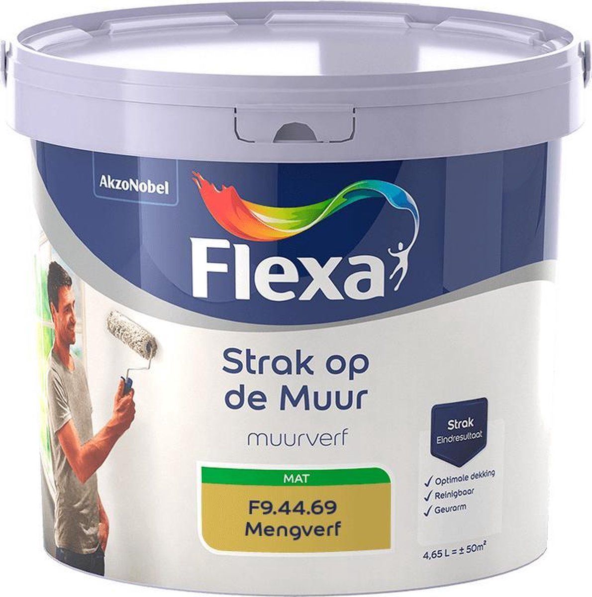 FLEXA Strak op de muur - Muurverf - Mengcollectie - F9.44.69 - 5 Liter
