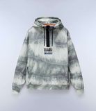 Napapijri B-Tora Hzh NP0A4ICF Aop Fcp-L Hoodie Mannen L Katoen Tie-dye Casual