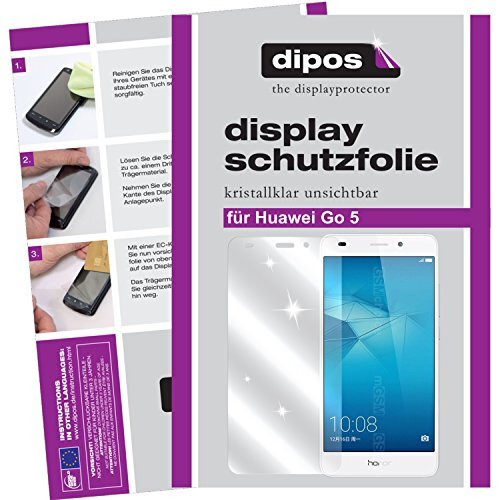 dipos I 2X beschermfolie helder compatibel met Huawei Go5 folie displaybeschermfolie