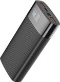 DrPhone KL1 Powerbank 20000mAh – Snelladen 3.0 & PD 3.0 – Nood Externe Batterij met Smart LED Display – 74Wh – Zwart