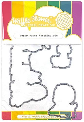 Waffle Flower Crafts Wafel Bloem DIE POWR, Puppy Power, One Size 0644216791095