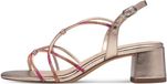 Tamaris - Dames - Sandalen - Platte sandalen - Sleehak - Roze - Maat 39