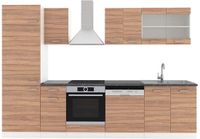 Vicco R-Line Complete keukeneenheid – 300 cm, WB Antraciet Sonoma/Wit