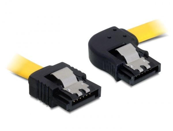 DeLOCK 0.3m SATA Kabel - Geel
