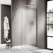 FortiFura Galeria Inloopdouche - 120x200cm - Mat glas - Geborsteld gunmetal (antraciet)
