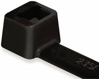 HellermannTyton 111-08290 T80I-W-BK-C1 Kabelbinder 300 mm 4.70 mm Zwart Weerbestendig 100 stuk(s)