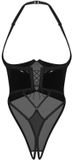 Obsessive Body met open kruis - Zwart