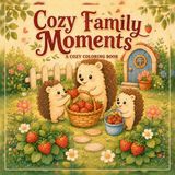 Cozy Family Moments: A Cozy Coloring Book