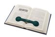 Bladwijzer Superior Essentials Bladwijzer/Gewichtspaginahouder - Houdt boeken open en op hun plaats - Groen