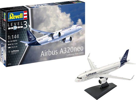 Revell Airbus A320neo - Lufthansa - New Livery 1:144 Model Kit