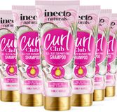 Inecto Curl Club Shampoo - 6x 250ml - Voordeelverpakking