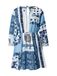 VERO MODA Jurk 'VMMILAN OMIA' navy / lichtblauw / wit