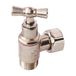 SOMATHERM FOR YOU Hoekkraan van vernikkeld messing M12/17 met draaimoer 12/17, stuursluiting, kabelwartel, voor snel vullen en optimale afdichting