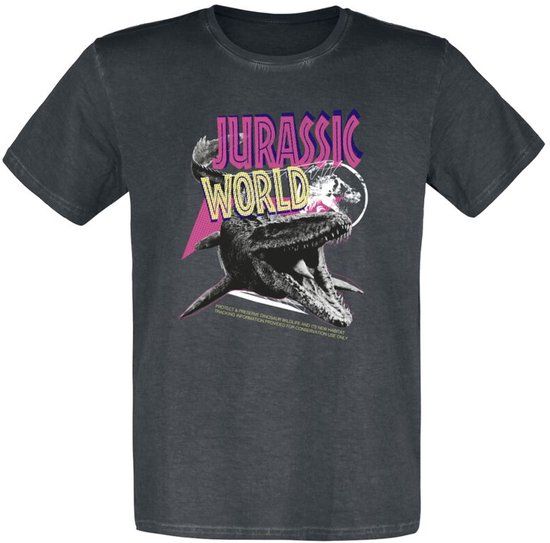 Jurassic Park Jurassic World - Mosasaurus Heren T-shirt - meerkleurig - L
