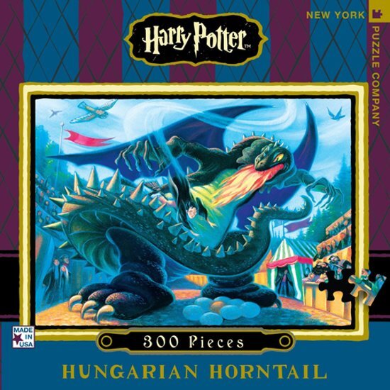 The New York Puzzle Company Harry Potter Hungarian Horntail puzzel - 300 stukjes