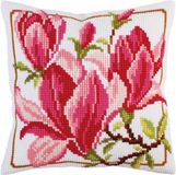 Collection d'Art Voorbedrukt kruissteek Kussenpakket Magnolia