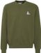 Casual Friday Liams 0200 Sweatshirt met borduring op de borst Lange mouw Ronde hals Katoen XXL Groen