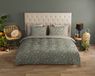 Good Morning dekbedovertrek bladeren en vogels - 1 persoons 140x200/220 cm - Groen - 100% Katoen renforcé