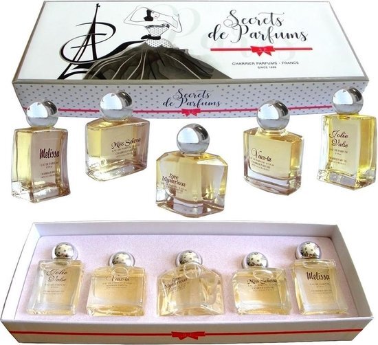 Carrier Secrets de Parfums (Originele Franse Miniatuurset) origineel uit Grasse van Paul Charrier