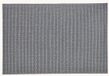 Merkloos 1x Rechthoekige placemats grijs - Kunststof - 45 x 30 cm - Onderleggers