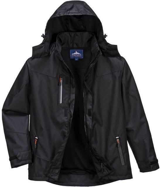 Portwest Regenjack S555 - Zwart - L