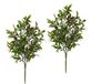 Kunstlaurierstruik met bessen, eucalyptus, maretak, tak, eucalyptus, bloemen, kerstdecoratie, struik, kunstbloem, kunsttak, steelbloem, decoratie, kransen, decoratie voor slinger, krans