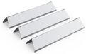 Barbecues Set van 3 roestvrijstalen smaakplaten voor barbecues