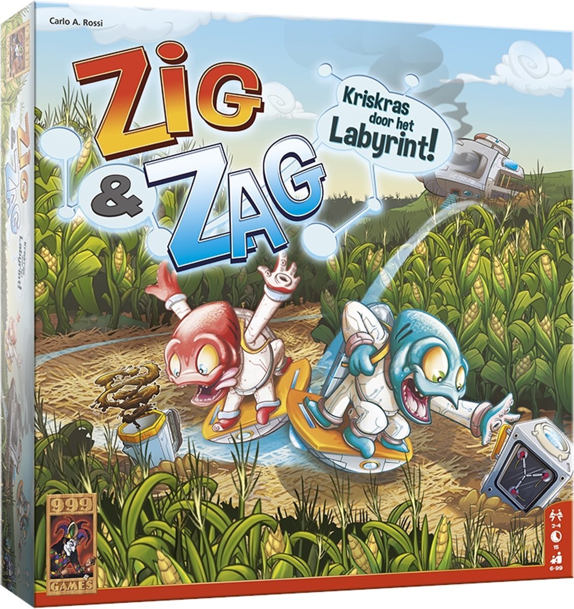 999 Games Zig & Zag Bordspel