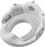 Siège de toilette sans marque - Pot pour tout-petits - Entraînement à la propreté - Patins antidérapants - Gris clair