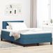 Maison Exclusive - Lit boxspring avec matelas, bleu foncé, 120 x 190 cm, velours