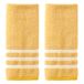 SKL Home Mid-Century Handdoekenset, Geel, 2 Count