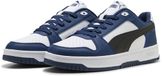 PUMA Rebound Slam Lo Unisex Lage Sneakers - Persian Blue-PUMA Black-PUMA White