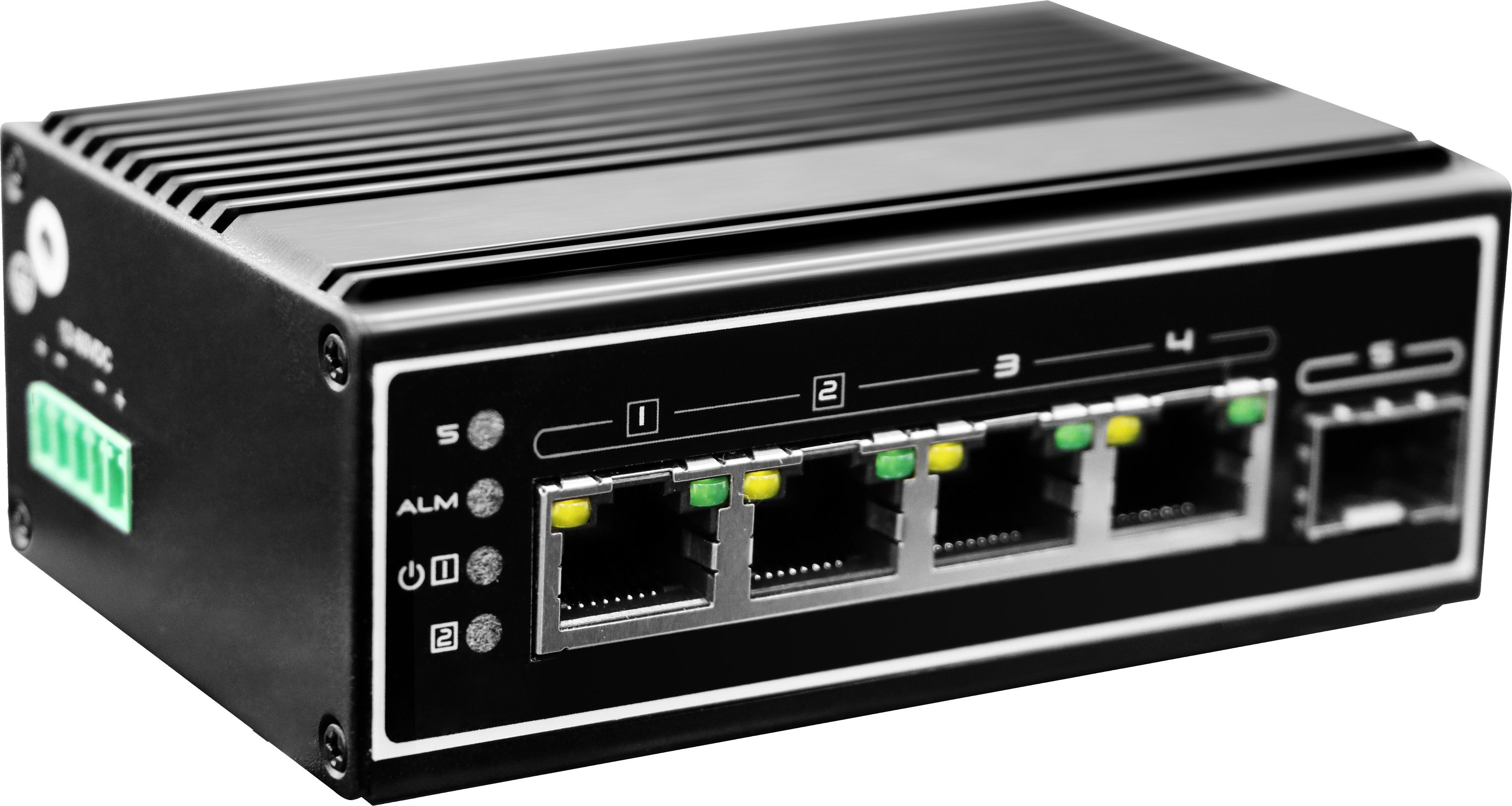 LevelOne IGP-0502 Unmanaged Gigabit Ethernet PoE Network Switch Zwart