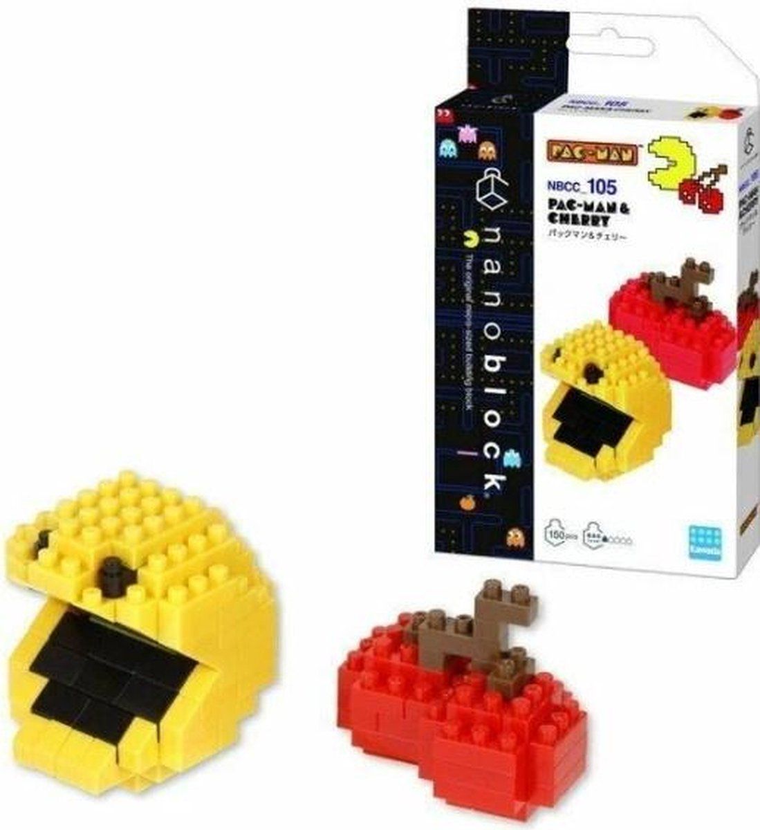 Namco Bandai Pac-Man Nanoblock Series - Pac-Man & Cherry