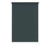 GARDINIA Rolgordijn met zijgeleiding, verduisterend, plafond-, of wandmontage, ondoorzichtig, montagemateriaal meegeleverd, grijs, 82 x 180 cm (BxH)