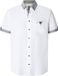 Jan Vanderstorm Chemise Homme Manches Courtes - Blanc - Grande Taille