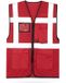 Korntex Gilet de sécurité multifonctionnel Larisa Rouge XXXXL