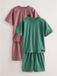 Next - Jongens - Set van 2 korte pyjama's - Groen