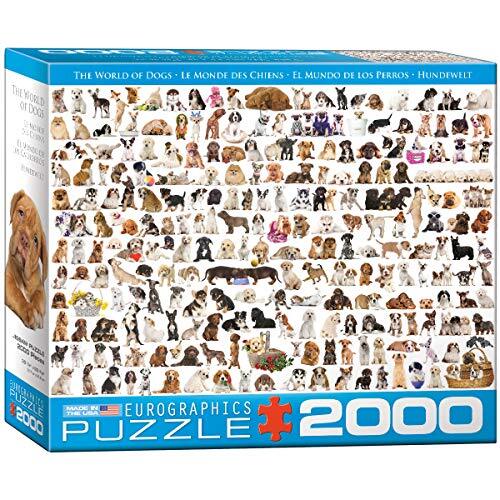 Eurographics De wereld van honden 2000-delige puzzel