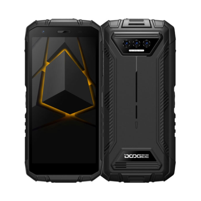 DOOGEE S41 Pro Smartphone Outdoor Zwart - Quad Core - 4 GB RAM - 32 GB Opslag - 13MP Camera - 6300mAh Batterij