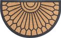 Hanse Home Kokosvezel Vloermat Rond Zwart, Bruin 45x75cm