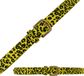Merkloos Partyxplosion Carnaval verkleed riem - luipaard-/panterprint - geel - Dames - gouden gesp