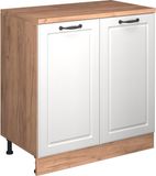 Vicco Uitbreidingskast Rion, Wit Landhuis/Goudkleurig Eiken, 80 x 46 cm