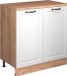 Vicco Armoire d'extension Rion, Blanc Style champêtre/Chêne doré, 80 x 46 cm