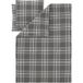 LIVARNO® Parure de lit en flanelle, 240 x 220 cm (gris)