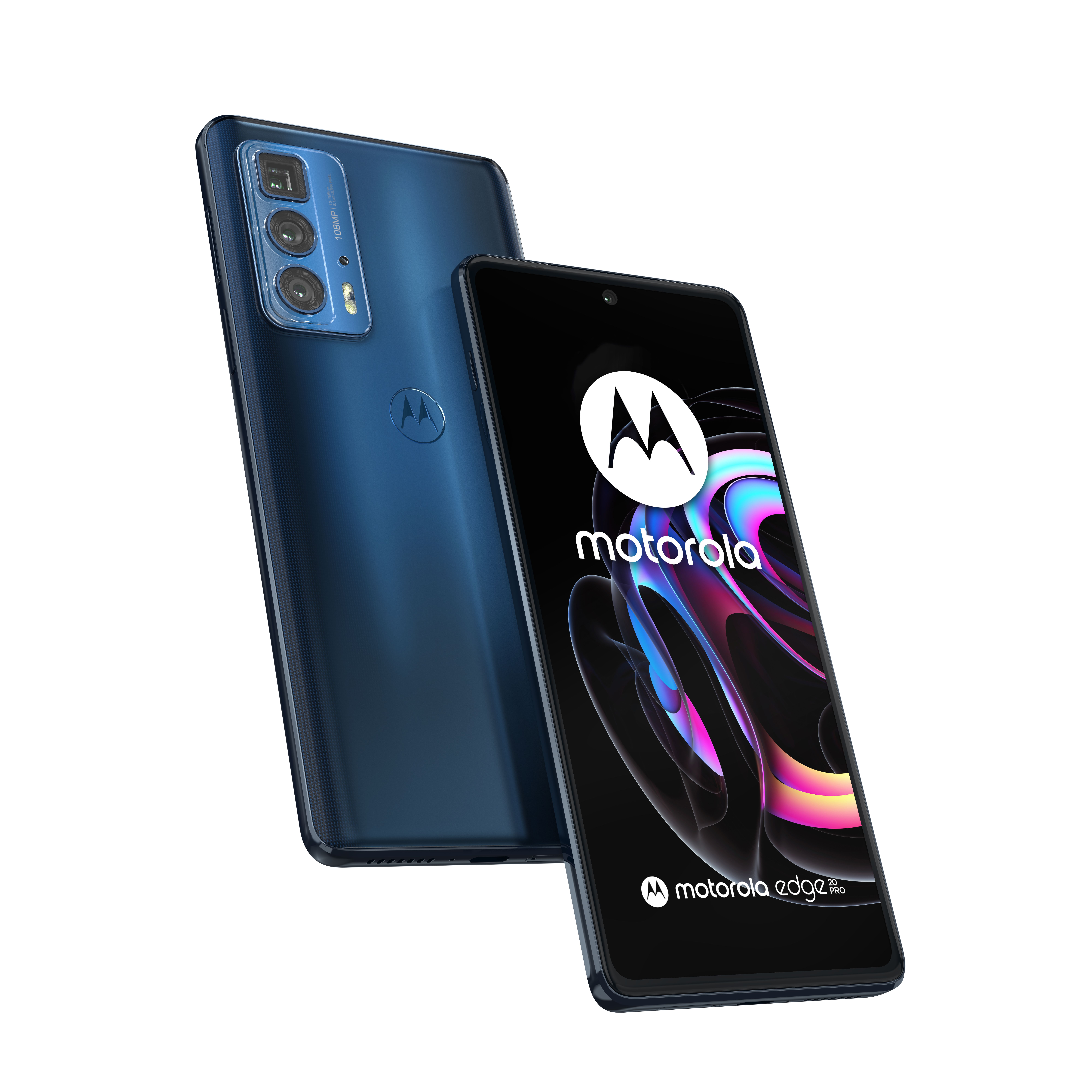 Motorola Edge 20 Pro - Smartphone - 5G - 256 GB - 12 GB RAM - 6.7" OLED - Dual SIM - Blauw