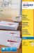 Avery Etiketten j8162-40 99.1 x 33.9 mm Wit 640 stuks