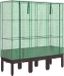vidaXL Plantenbak verhoogd met kashoes 120x40x140 cm rattanlook